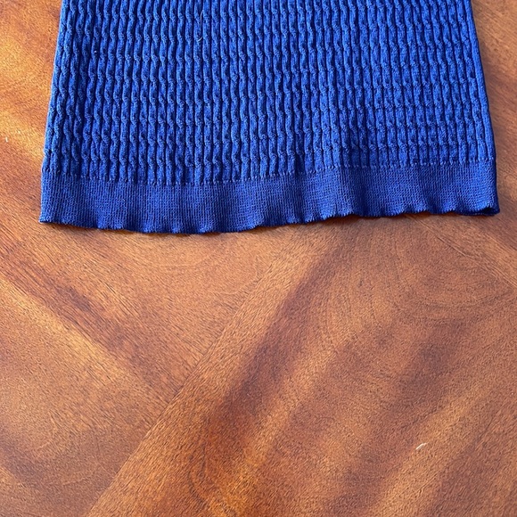 Navy Sleeveless Bodycon Dress - Picture 6 of 9